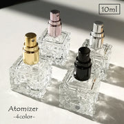 アトマイザー 10ml 香水 詰め替え 容器 ボトル キャップ スプレー かわいい おしゃれ 高級感 コンパクト ミニ 持ち運び 携帯