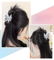 ポイントウィッグ ヘアクリップ式 レディース 部分ウィッグ つけ毛 つけ髪 まとめ髪 ヘアアレンジ イメチェン かわいい おしゃれ 簡単 挟む