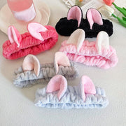 ヘアバンド ヘッドバンド バス用品 洗顔用品 ネコ耳 猫耳 幅広 ふわふわ もこもこ 可愛い おしゃれ