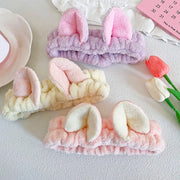 ヘアバンド ヘッドバンド バス用品 洗顔用品 ネコ耳 猫耳 幅広 ふわふわ もこもこ 可愛い おしゃれ