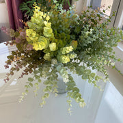 フェイクグリーン 人工観葉植物 造花 緑 1本 単品 リーフ 葉っぱ 装飾 飾り インテリア小物 枯れない リビング 玄関 トイレ 洗面所 寝室 おしゃれ ナチュラル かわいい