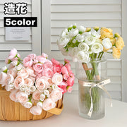 造花 ブーケ 花束 フェイクフラワー 薔薇 バラ ばら ローズ フラワーアレンジメント アーティフィシャルフラワー おしゃれ かわいい インテリア お祝い パーティー 装飾 華やか