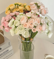 造花 ブーケ 花束 フェイクフラワー 薔薇 バラ ばら ローズ フラワーアレンジメント アーティフィシャルフラワー おしゃれ かわいい インテリア お祝い パーティー 装飾 華やか
