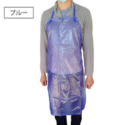 エプロン 首掛け 防水エプロン 水玉 ドット柄 半透明 おしゃれ かわいい 水仕事 ガーデニング 大掃除 カジュアル 洗い物 台所 キッチン 庭仕事