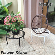 フラワースタンド 花台 鉢台 鉢置き 鉢植えスタンド プランタースタンド 花瓶台 ガーデニング 園芸 室内 屋外 ベランダ バルコニー アンティーク風 おしゃれ かわいい
