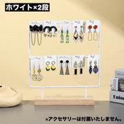 アクセサリースタンド ディスプレイスタンド 台紙用 2段 3段 4段 収納 ピアス イヤリング アクセサリー 大容量 インテリア ショップ 売り場 お洒落