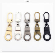 ジッパータブ 4個セット ファスナー引手 ジッパーヘッド 取っ手 ジッパープル プルタブ 引き手 部品 パーツ ジッパー 交換用 替え 金具 チャック 交換部品 修理 手芸パーツ 和洋裁材料 ハンドメイド
