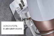 ドライヤーホルダー ドライヤーラック 壁掛け収納 ドライヤー置き 粘着式 穴あけ不要 取り付け簡単 貼り付け 螺旋 スパイラル ヘアドライヤー収納 壁面 洗面所 脱衣所 便利
