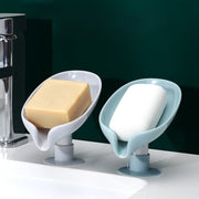 ソープディッシュ 石鹸置き ソープホルダー 単品 1個 吸盤式 せっけん 石けん ソープトレー スポンジ置き スタンド 水切り 排水 バス用品 洗面所 浴室 風呂 おしゃれ