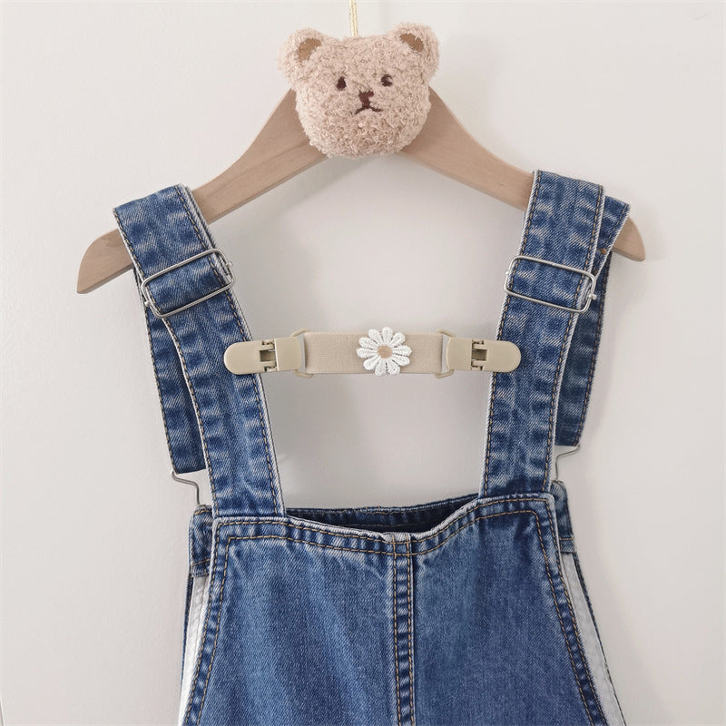 サロペットクリップ ベビー服 キッズ 子供 花 フラワー 商品画像3