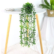 フェイクグリーン 人工観葉植物 造花 緑 つる 吊り下げ リーフ 葉っぱ 装飾 飾り インテリア小物 植木鉢 枯れない 鉢植え 長い ロング リビング 玄関 トイレ 洗面所 寝室 おしゃれ ナチュラル かわいい