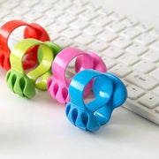 ケーブルホルダー 挟み込み式 ケーブルクリップ ケーブル アクセサリ ケーブルアクセサリ テープ不要 収納 まとめる コードホルダー 固定 配線ケーブルクリップ 粘着不要 挟むだけ デスク 充電ケーブル 便利