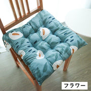 チェアクッション 40×40cm 椅子用 イス用 座布団 四角形 スクエア型 チェアパッド フロアクッション 星柄 アニマル柄 無地 インテリア おしゃれ