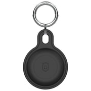 AirTag用保護ケース 単品 カバー AirTag用 エアタグ用 ロケーショントラッカー 防水 シリコン 耐衝撃 ソフト 小型 カラビナ付き キーリング