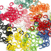 丸カン Cカン 同色100個セット 接続リング 6mm 8mm 10mm ハンドメイド パーツ アクセサリーパーツ キーホルダー ストラップ DIY カラフル 開口リング 金具 手芸用品 カラバリ豊富 かわいい おしゃれ 推し活グッズ ストラップパーツ