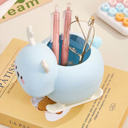 ペンスタンド ペン立て ペンホルダー 文具入れ 文房具 トナカイ 小物入れ かわいい 収納 整理整頓 机上 卓上 鉛筆立て 小物収納 省スペース