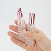 アトマイザー 10ml 単品 ガラス瓶 パフュームボトル スプレーボトル 詰め替え容器 透明 クリア 小分け 香水 化粧水 持ち運び 携帯用 おしゃれ