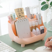 卓上収納ボックス 収納ケース 小物収納 整理用品 リモコンラック 化粧品収納 デスク収納 仕切り かわいい おしゃれ 便利アイテム 文具 文房具