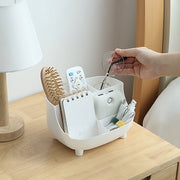 卓上収納ボックス 収納ケース 小物収納 整理用品 リモコンラック 化粧品収納 デスク収納 仕切り かわいい おしゃれ 便利アイテム 文具 文房具