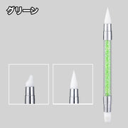 ネイルブラシ シリコンブラシ 筆 2way 多用途 ジェルネイル ネイルアート マニキュア アートブラシ ネイル用品