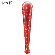 スティックバルーン アルミ風船 同色2個組 応援棒 鈴付き 星 キラキラ 長い 大きい パーティー イベント 試合 スポーツ観戦