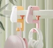 バッグハンガー テーブルフック カバン掛け クランプ固定 アヒル風 かわいい 可愛い おしゃれ 机 テーブル デスク バッグ カバン 鞄 引っ掛け 吊り下げ ずり落ち 盗難 防止 旅行 出張