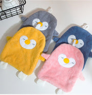 ループ付きタオル 子供 キッズ ベビー ハンドタオル ペンギン アニマル 動物 紐付き お手拭き 布巾 吊り下げ 手洗い 可愛い