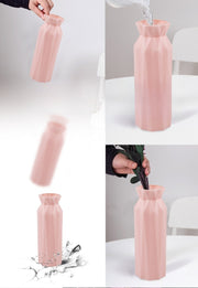 花瓶 花びん フラワーベース 単品 1個 花器 プラスチック製 割れにくい リビング 寝室 玄関 飾り 装飾 インテリア雑貨 おしゃれ 北欧風 シンプル