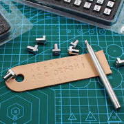 レザークラフト 刻印セット ポンチ ハンドメイド DIY アルファベット 英字 スタンプツール 革細工用 おしゃれ 打刻印ポンチ クラフト