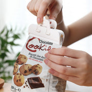 袋止めクリップ 2個セット 2個入り 袋留めクリップ フードクリップ キッチンクリップ 食品クリップ 食品用袋クリップ 保存クリップ シンプル 袋密封 食材保存 保管 白 ホワイト