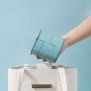 アクセサリーボックス アクセサリーケース ジュエリーケース ジュエリーボックス 宝石箱 デスクミラー 卓上ミラー 卓上収納 収納グッズ 整理用品 生活雑貨 日用雑貨 丸型 ラウンド 円筒形 4段式 コンパクト シンプル カジュアル ポップ 可愛い かわいい キュート おしゃれ