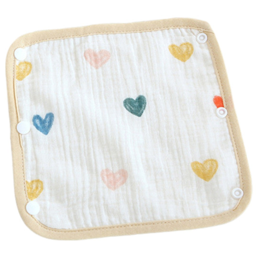 抱っこ紐用カバー 1枚 単品 よだれカバー よだれパッド ベビー 赤ちゃん スナップボタン 着脱 簡単 ベルトカバー 男の子 女の子 かわいい