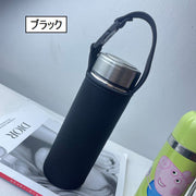 水筒カバー ボトルカバー ケース ボトルケース マイボトル 水筒 持ち手つき 保冷 保温 無地 カラバリ豊富 日用雑貨水筒