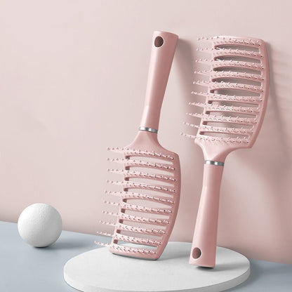 ヘアブラシ ヘッドブラシ スケルトンブラシ 無地 コーム スタイリング 商品画像3