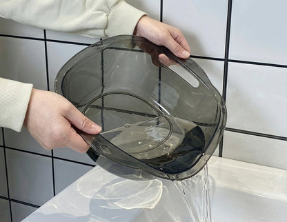 洗面器 湯桶 風呂桶 洗面桶 透明 深め 商品画像2