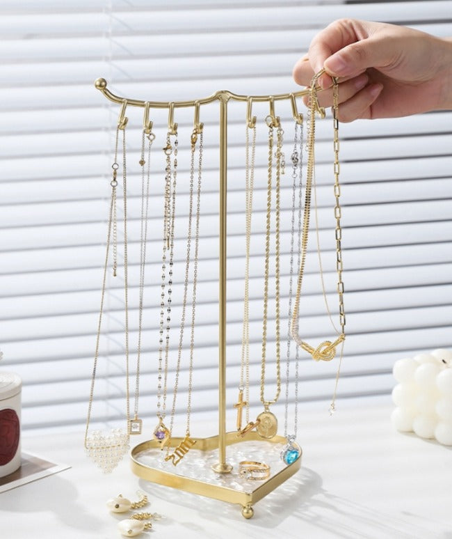 アクセサリースタンド アクセサリー収納 ハート型 T字 吊り下げ ジュエリー 商品画像2