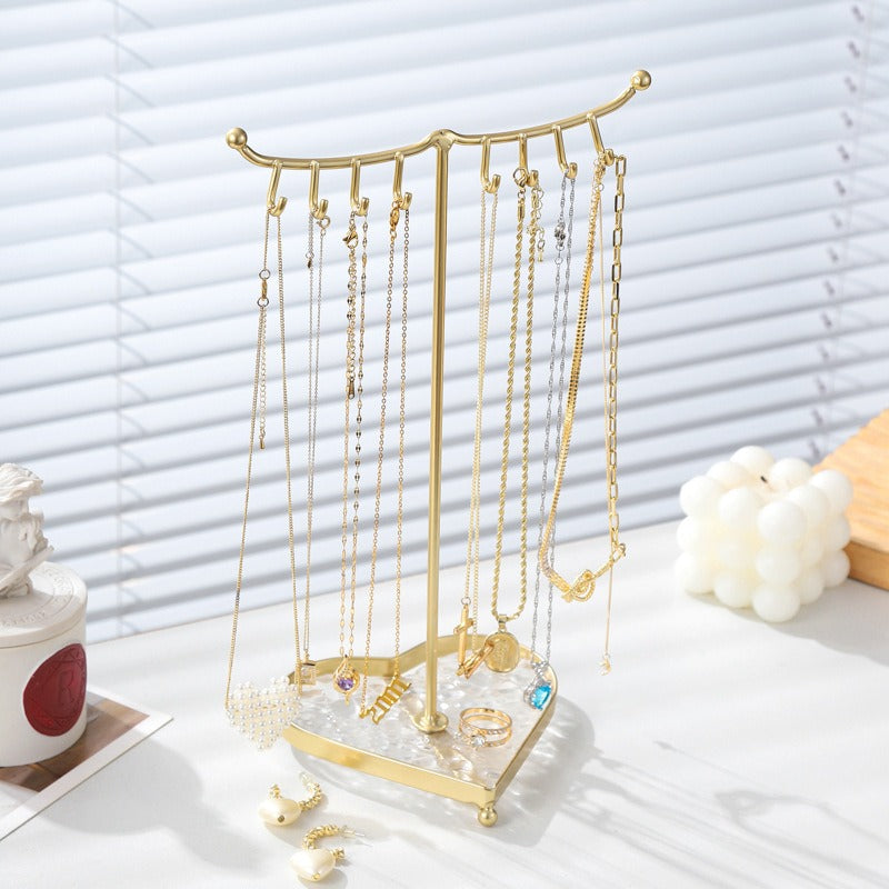 アクセサリースタンド アクセサリー収納 ハート型 T字 吊り下げ ジュエリー 商品画像4