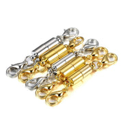 マグネットクラスプ ネックレス留め具 5個セット 留め金具 カニカン付き アクセサリーパーツ マグネット 磁石 ハンドメイド 手芸 アクセサリー ネックレス ブレスレット