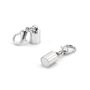 マグネットクラスプ ネックレス留め具 5個セット 留め金具 カニカン付き アクセサリーパーツ マグネット 磁石 ハンドメイド 手芸 アクセサリー ネックレス ブレスレット