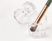 ダッペンディッシュ 4個セット ガラス製 ネイルカップ ジェルネイル ネイルアート 水入れ アクリル リキッド容器 筆置き 洗浄 筆洗い 高級感 上品 お洒落 シンプル