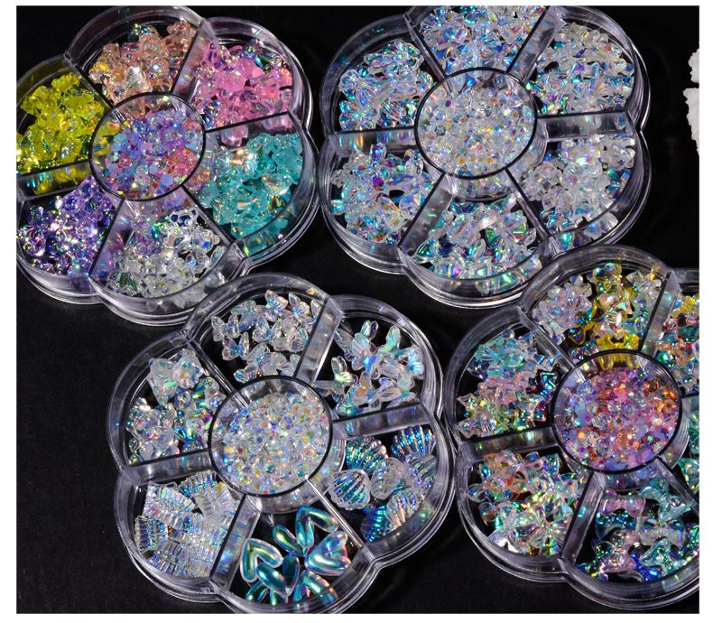 ネイルパーツ 3Dパーツ 立体 ラインストーン リボン 花 商品画像2