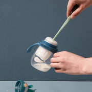 ボトルブラシ スポンジ 柄つき ロング 柔らかい グラス コップ タンブラー ジョッキ 魔法瓶 哺乳瓶 水筒 クリーナー 洗浄 台所 キッチン 便利