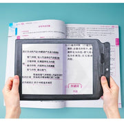 シートルーペ 拡大鏡 虫眼鏡 虫めがね 倍率3倍 大きめ 薄手 PVC製 カードルーペ 便利 新聞 読書 作業 拡大レンズ レザー調