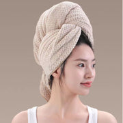 タオルキャップ ヘアドライタオル ドライキャップ ヘッドタオル 吸水 速乾 通気性 無地 単色 シンプル お風呂上がり プール 温泉 海水浴