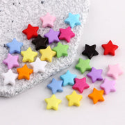 ビーズ 20個セット 星 スター ハンドメイド用品 手芸素材 DIY雑貨 シンプル カジュアル ポップ 可愛い キュート 手芸用品