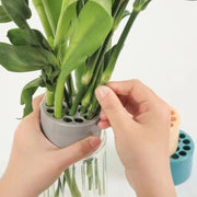 ステムホルダー 花瓶用 フラワーアレンジメント 生け花 ブーケホルダー スパイラル ブーケツイスター 花茎 花束 フラワー 花器 華道 手芸 簡単
