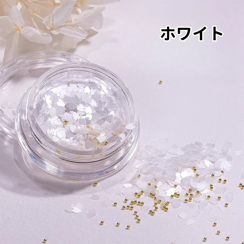 ネイルパーツ ケース入り 3個セット ホログラム スパンコール ブリオン 商品画像3