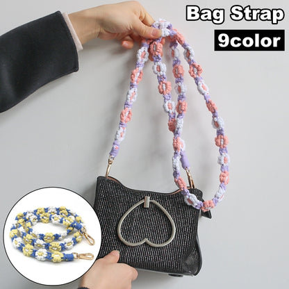 バッグストラップ ショルダーストラップ ショルダーベルト バッグ用アクセサリー 付け替え 編み込み 商品画像