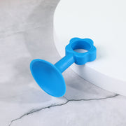 吸盤式ドアストッパー 5個セット ドアクッション シリコン製 扉 開き戸 室内 吸盤 フラワー 花 おしゃれ かわいい けが防止 挟み防止 はさみ防止 安全グッズ