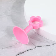 吸盤式ドアストッパー 5個セット ドアクッション シリコン製 扉 開き戸 室内 吸盤 フラワー 花 おしゃれ かわいい けが防止 挟み防止 はさみ防止 安全グッズ